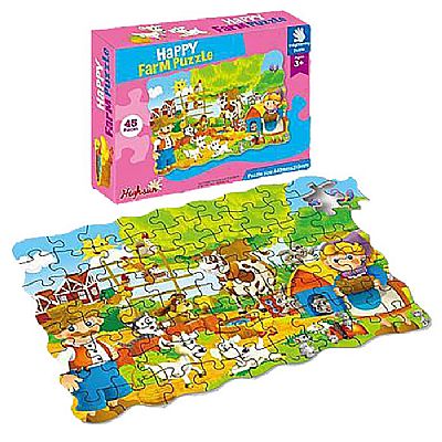 Παζλ 45τεμ Φάρμα - Happy Farm Puzzle 3+