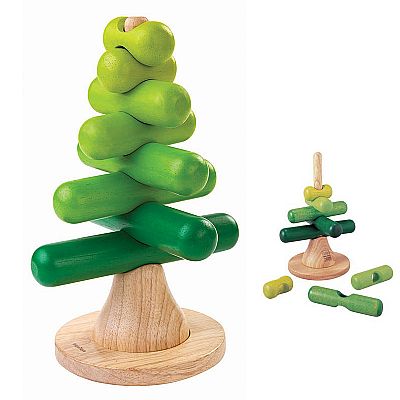 Plan Toys - Ξύλινο Δεντράκι πυραμίδα 5149