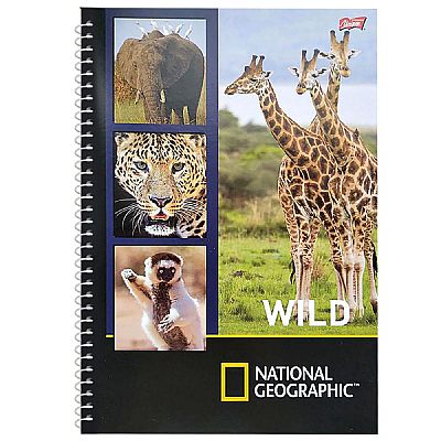 Τετράδιο σπιράλ 60 φύλλων NATIONAL GEOGRAPHIC 17x25cm